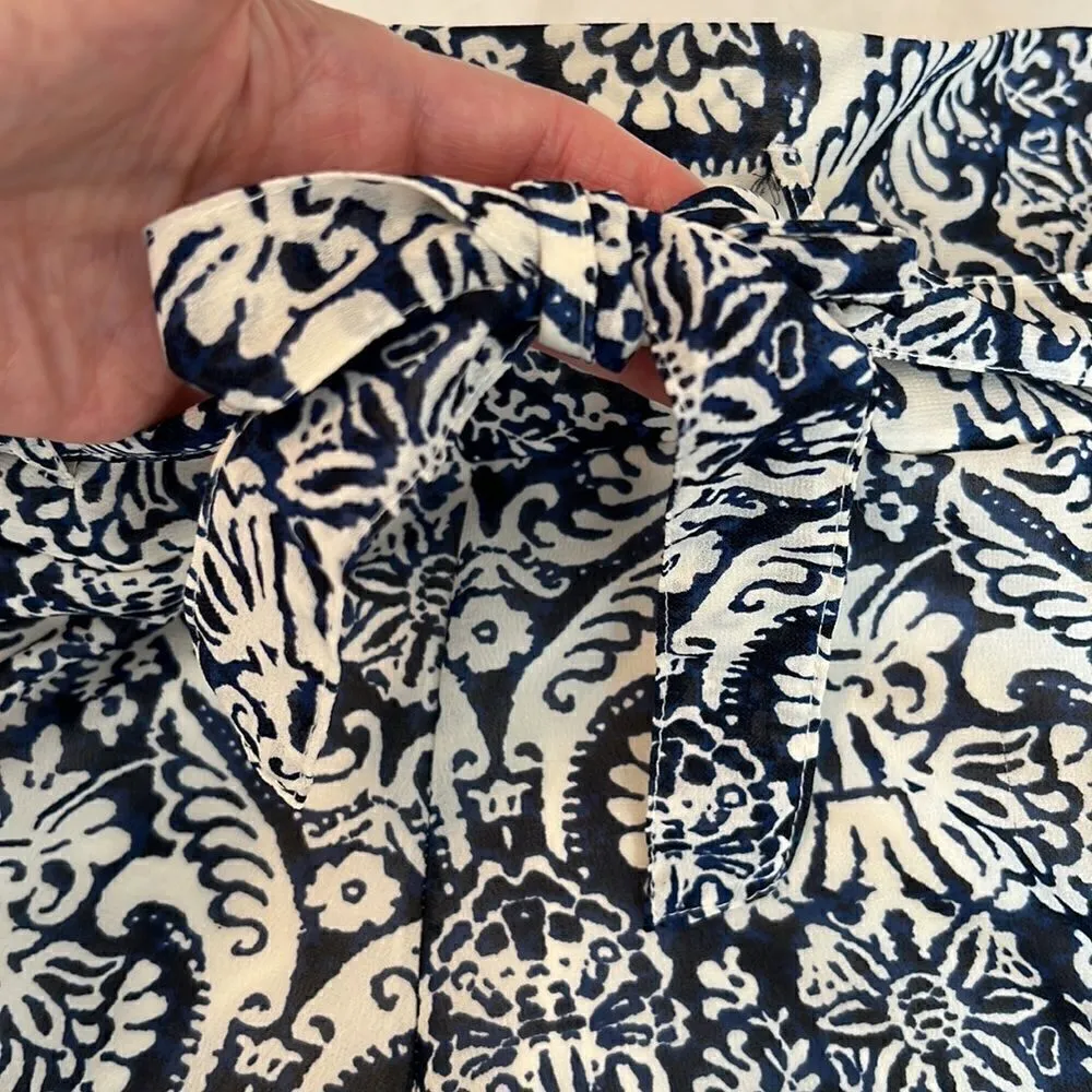 Truth NYC pretty blue and white palazzo pants lined to upper thigh flowy EUC - Image 6