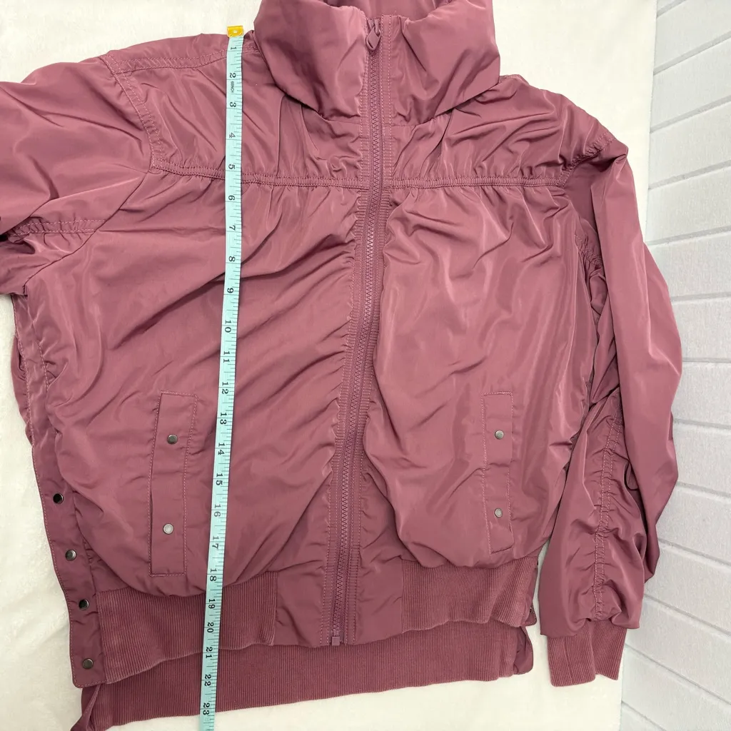 Athleta Women's Mauve Point Reyes Bomber II Jacket Size M - Image 13