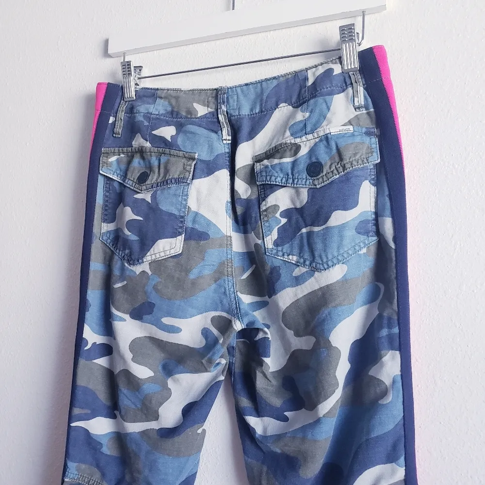 Mother Misfit Pant Army Blue Camo Pants Pink Size 26 - Image 11