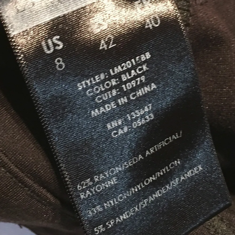 Designer‎ Jeans - by Liverpool Jeans Co - Style # LM2015BB - Black - Size 8/29 - Image 3