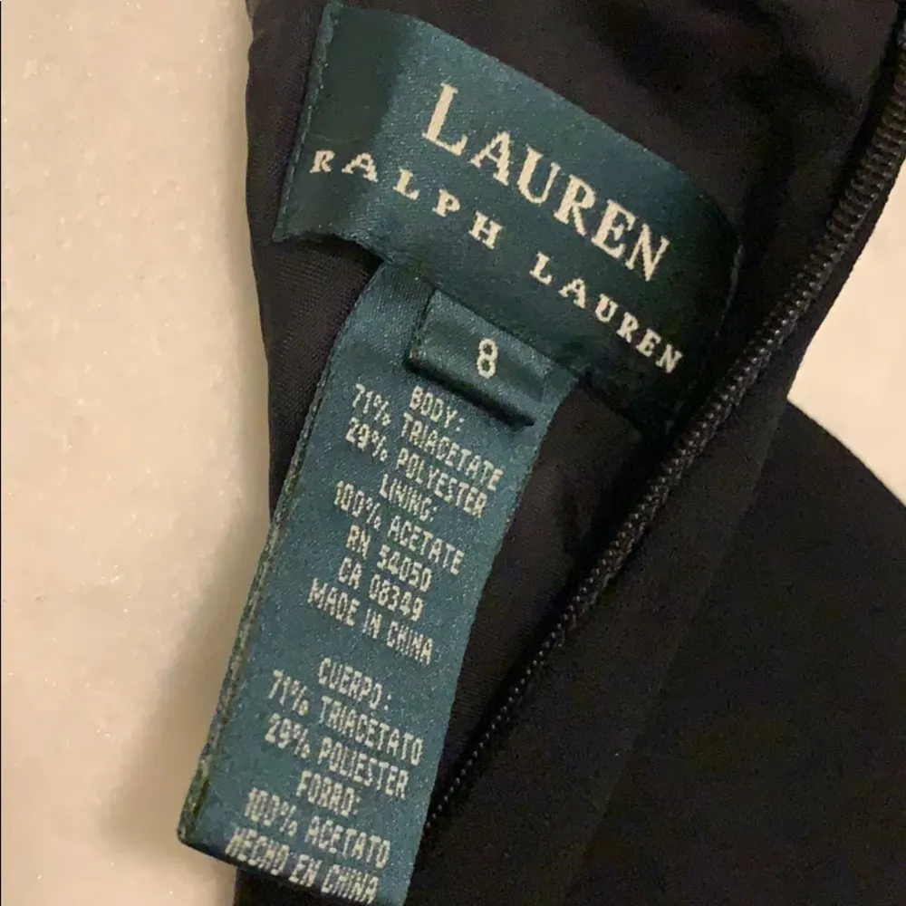 Vintage 90s Ralph Lauren Black Cocktail Dress Sz 8 a la Rachel Green “Friends” - Image 5