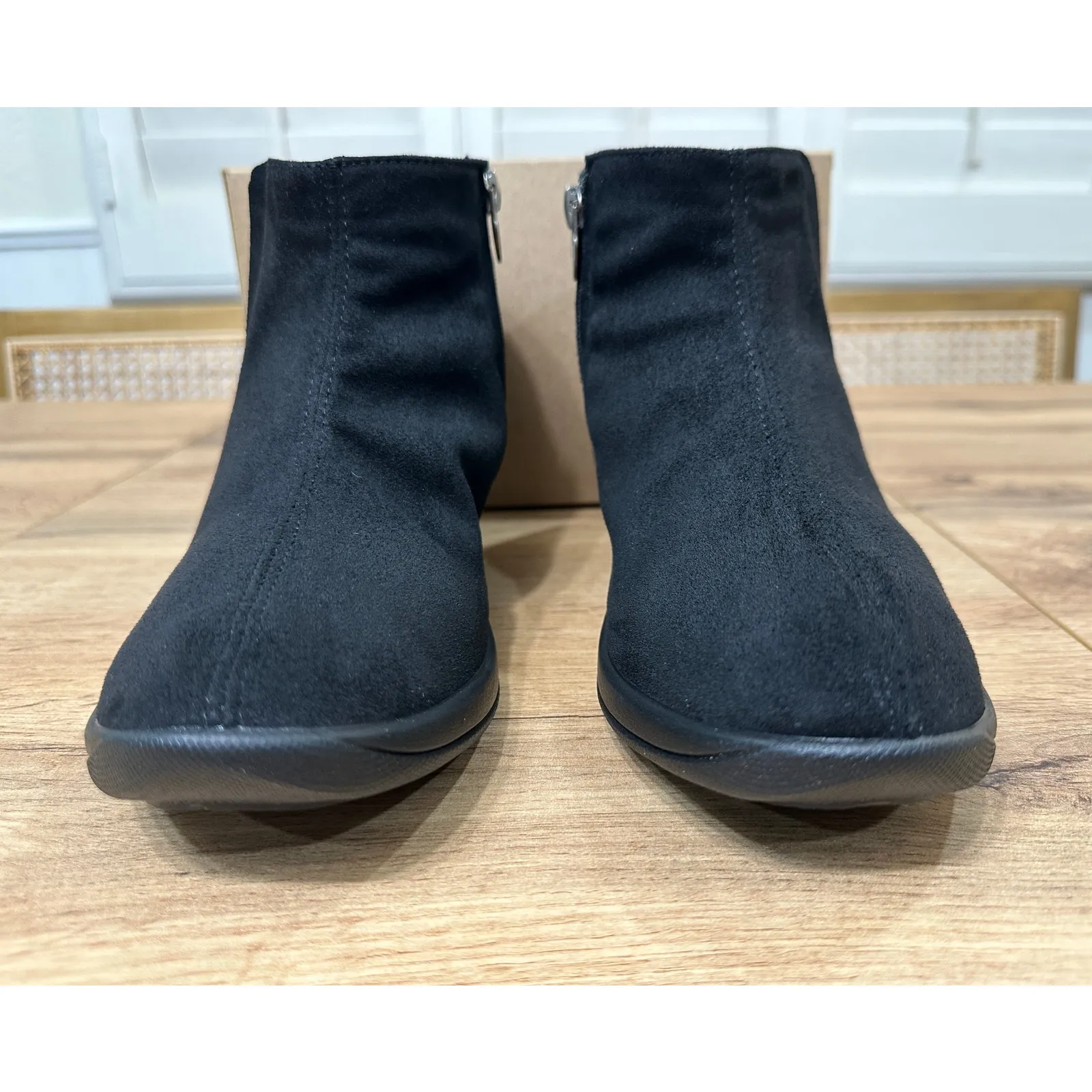 Arcopedico Luana Boots Black Faux Suede Size 8.5/9 US 39 EU NWOB Verified Vegan - Image 8