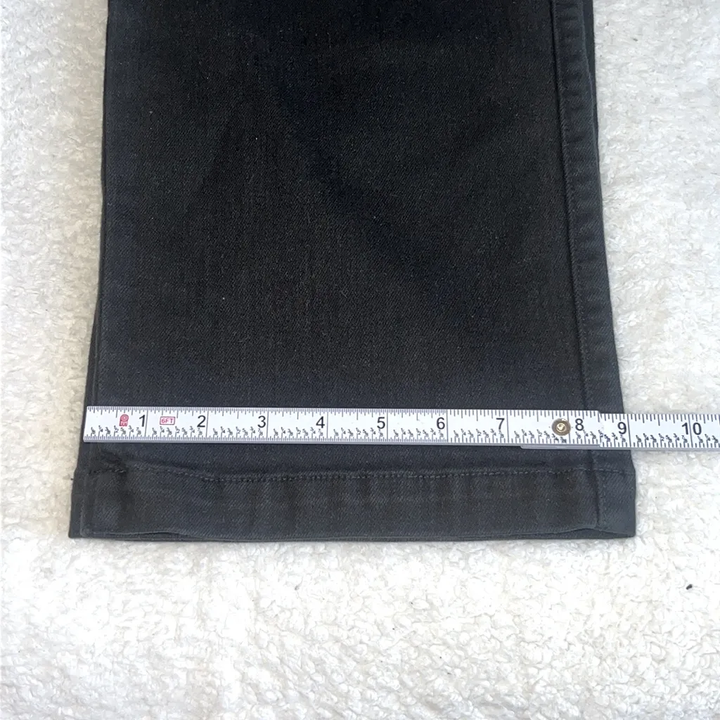 Mother Straight Up Rambler Cargo‎ Skim Jeans Black Size 33 NWT - Image 8