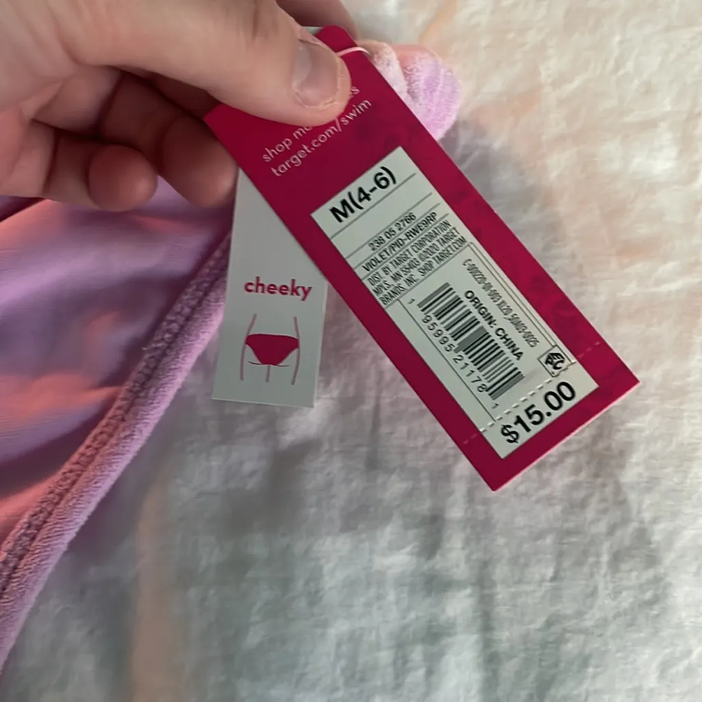 Xhilaration Terry Bikini Bottom - (Lavender) - Image 3