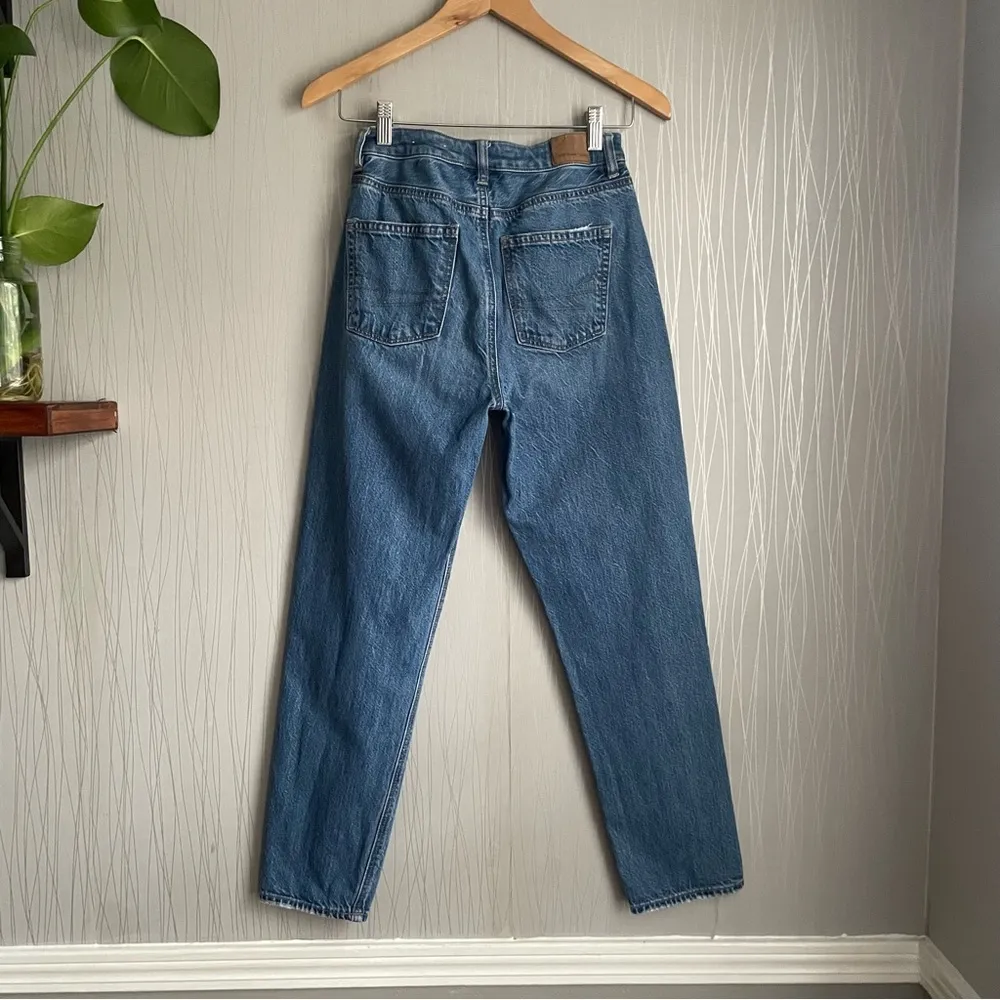 American Eagle Mom Straight Jeans Womens size 0 - Image 5