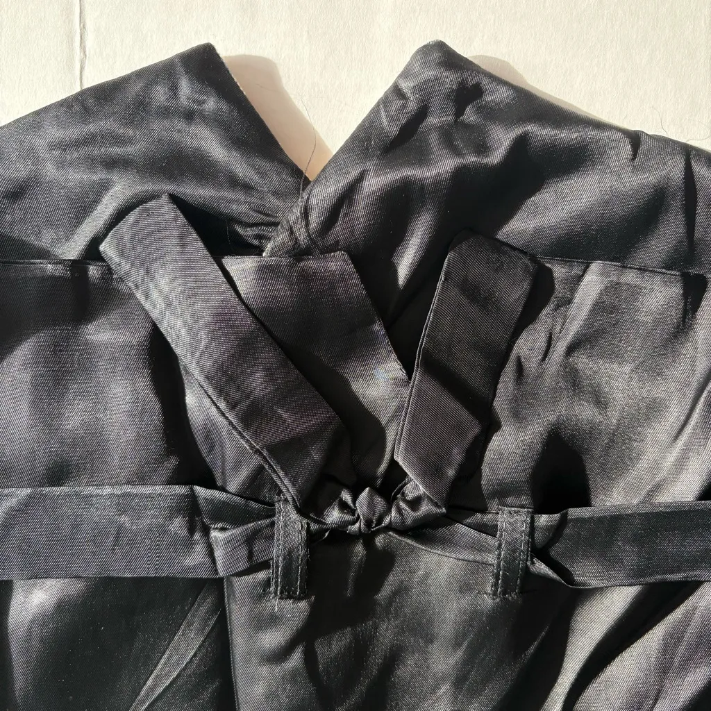 Vintage Express textured Paisley Vest tie back size small - Image 6