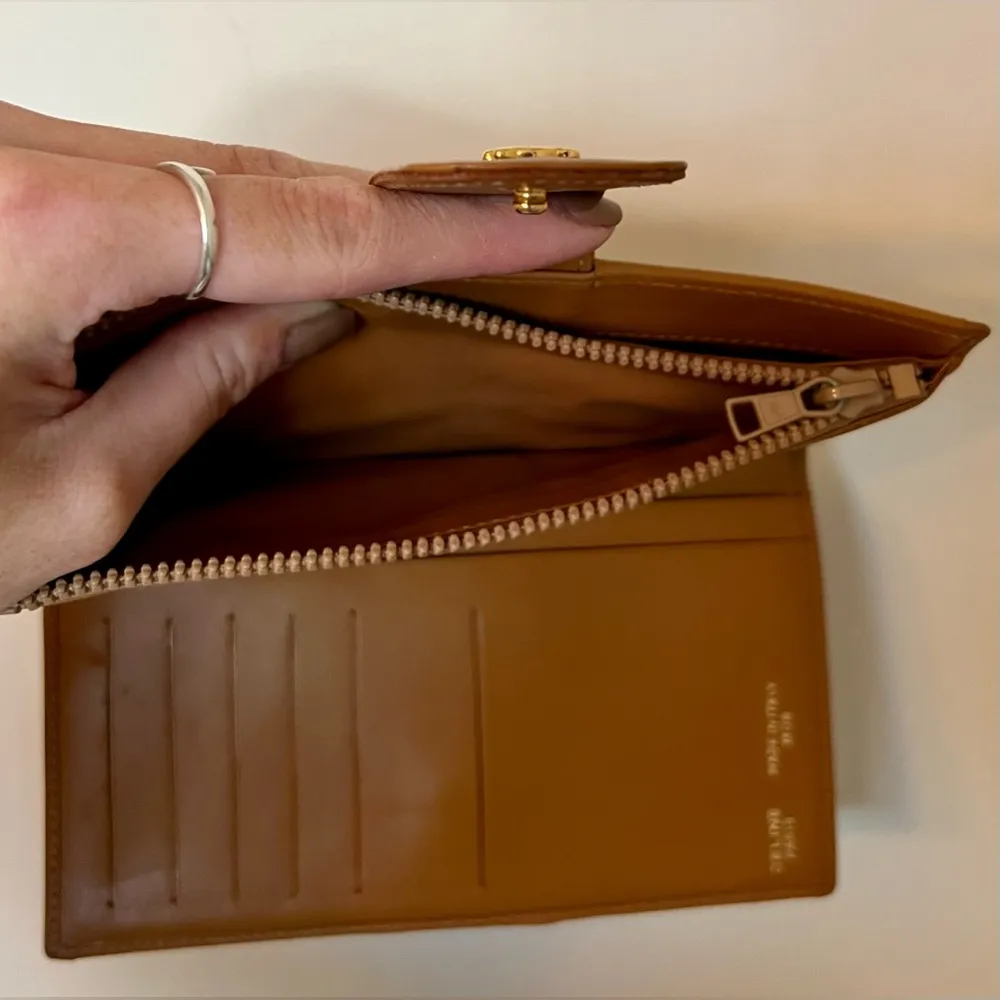 Celine Macadam Long Leather Wallet - Image 9