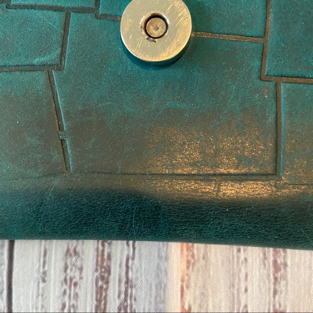 Peru Leather Trifold Wallet. Great Used Condition. - Image 6