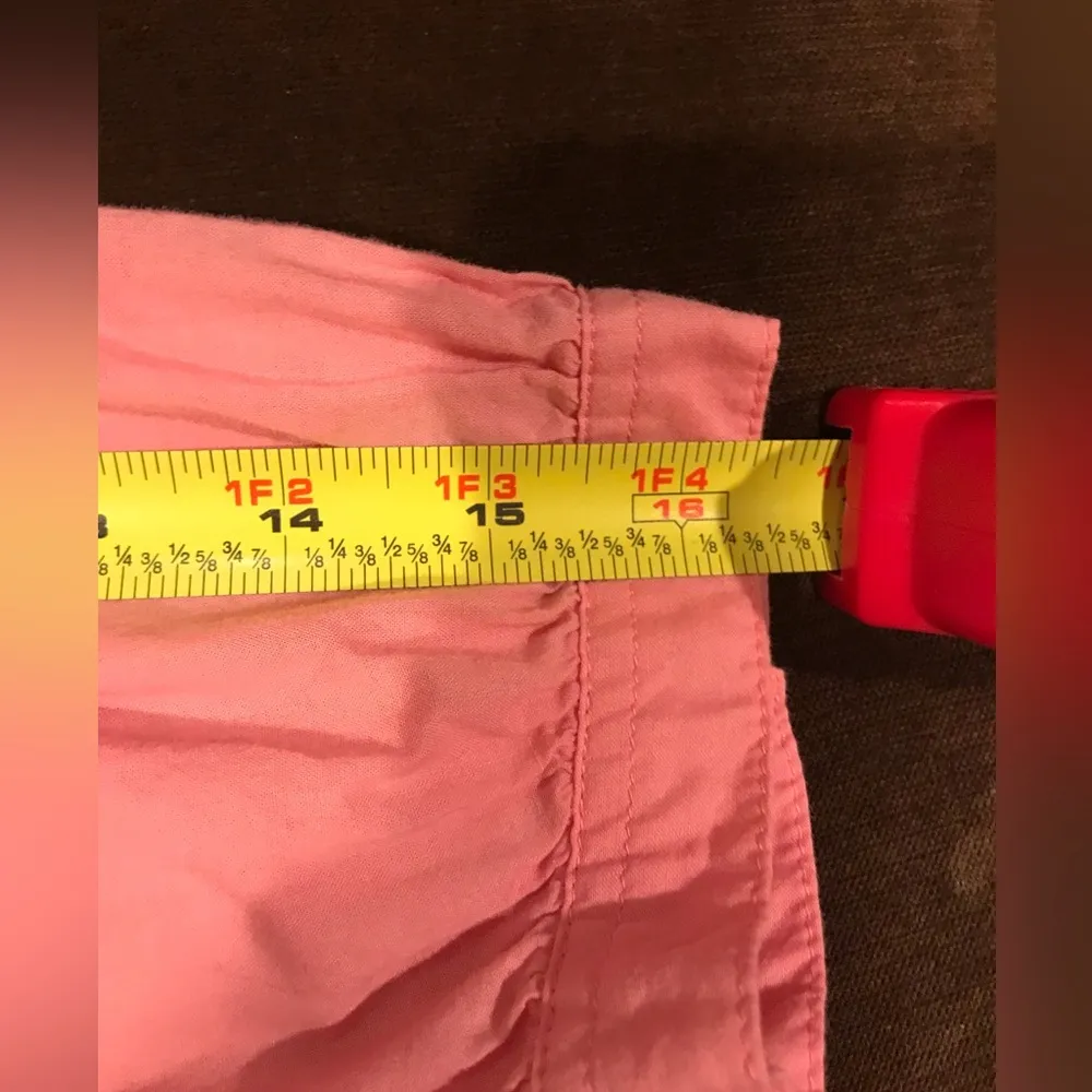 Bit & Bridle Pink Blouse  Snow Flake Design At The Botton Of Blouse Size S - Image 11