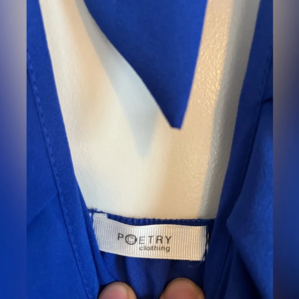 Poetry blue halter top - Image 4