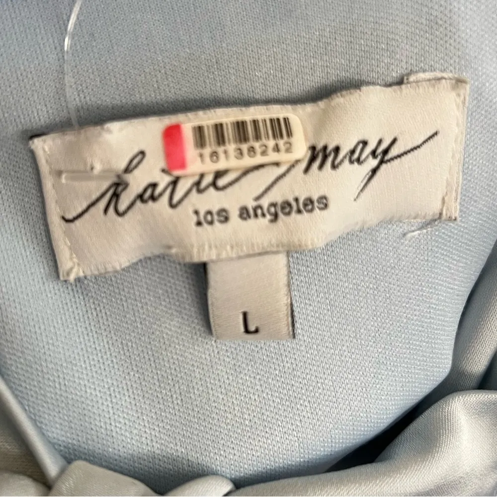 Katie May Tink Jumpsuit in Light Blue Size Large Baby Shower Special Occasion - Image 4