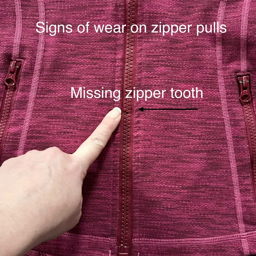 Lululemon  Define Jacket Fitted Full Zip Berry Pink Size 10 - Image 8