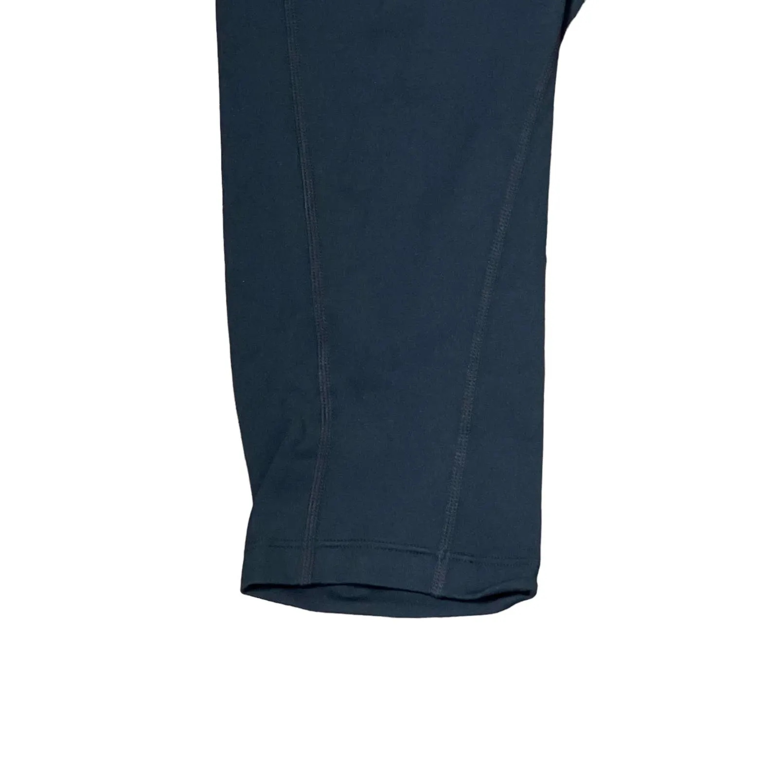 prAna Chakara Legging Shorts Size XS‎ Black Mid-Rise Fitted Stretch 24X15 - Image 3