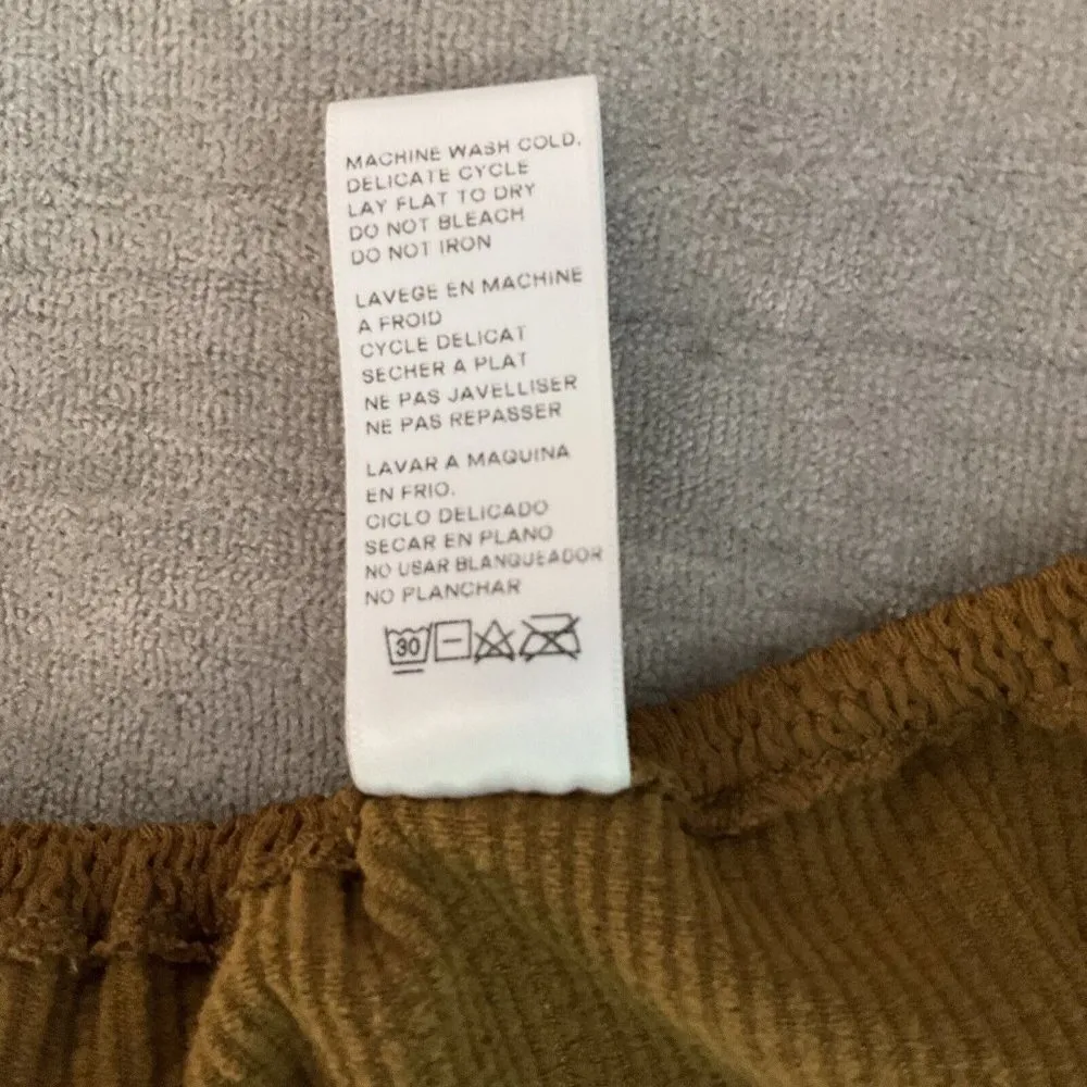 Good American  Tiny Ties Always Fits Crinkle Bikini Bottom 2X 3X 5/6 Bronze - Image 7