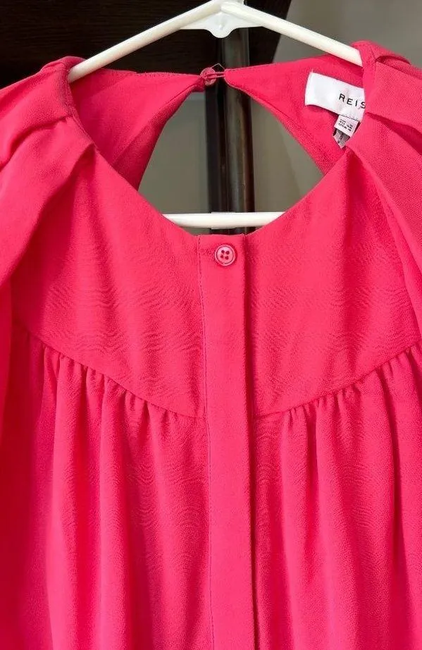 REISS Valentina Color Clash Dress Pink Red Womens Size US 4 - Image 7