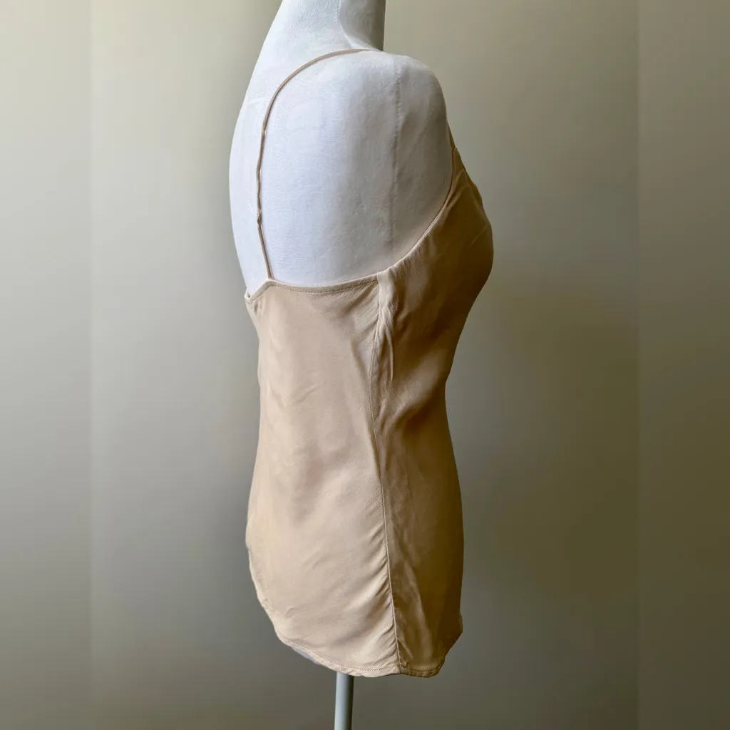 Used in Great Condition Zara Cream Satin Cowl Neck Camisole - Image 10