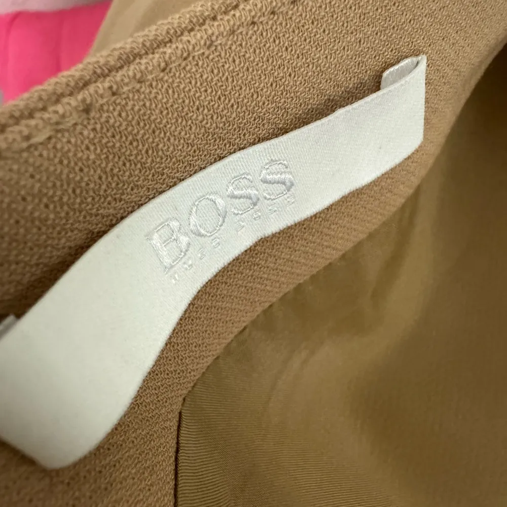 HUGO BOSS Vikilena Button Pencil Skirt In Warm Camel size 12 - Image 7