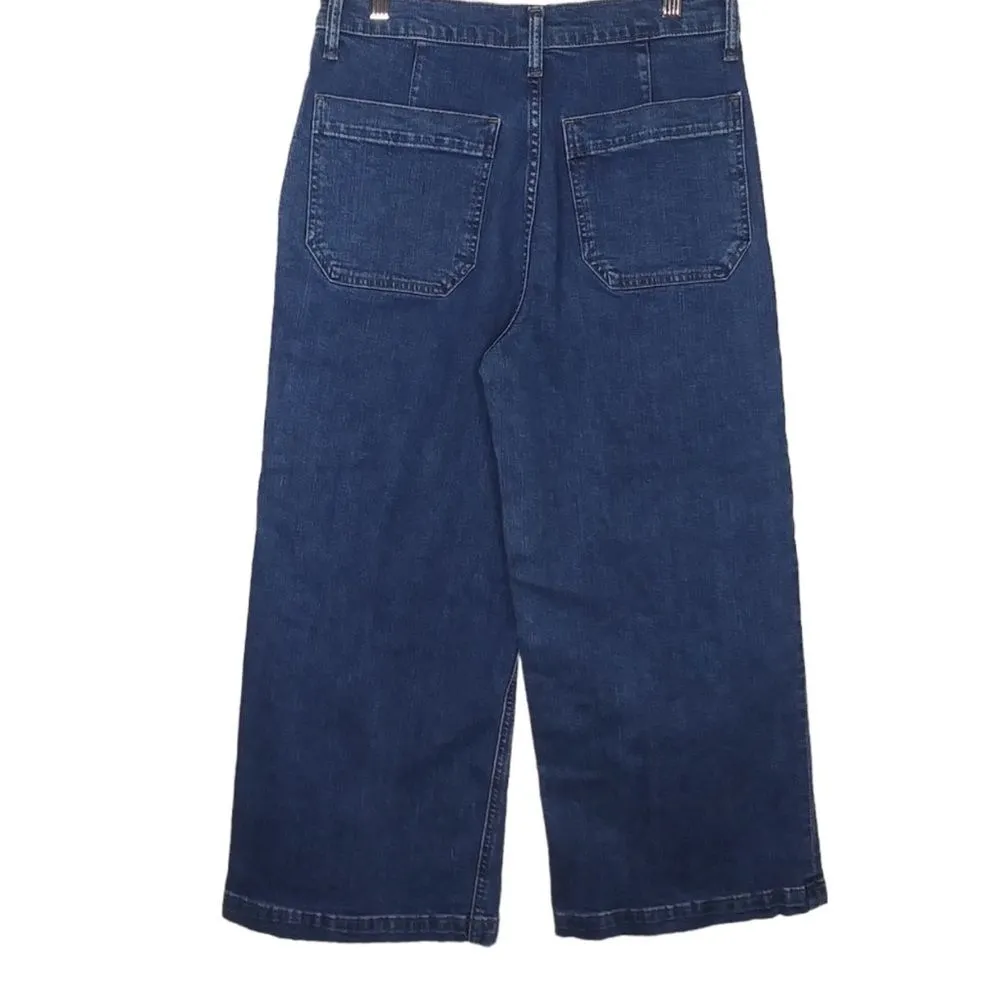 J. Crew NEW Wide Leg Denim Jeans High Rise Size 24 - Image 6