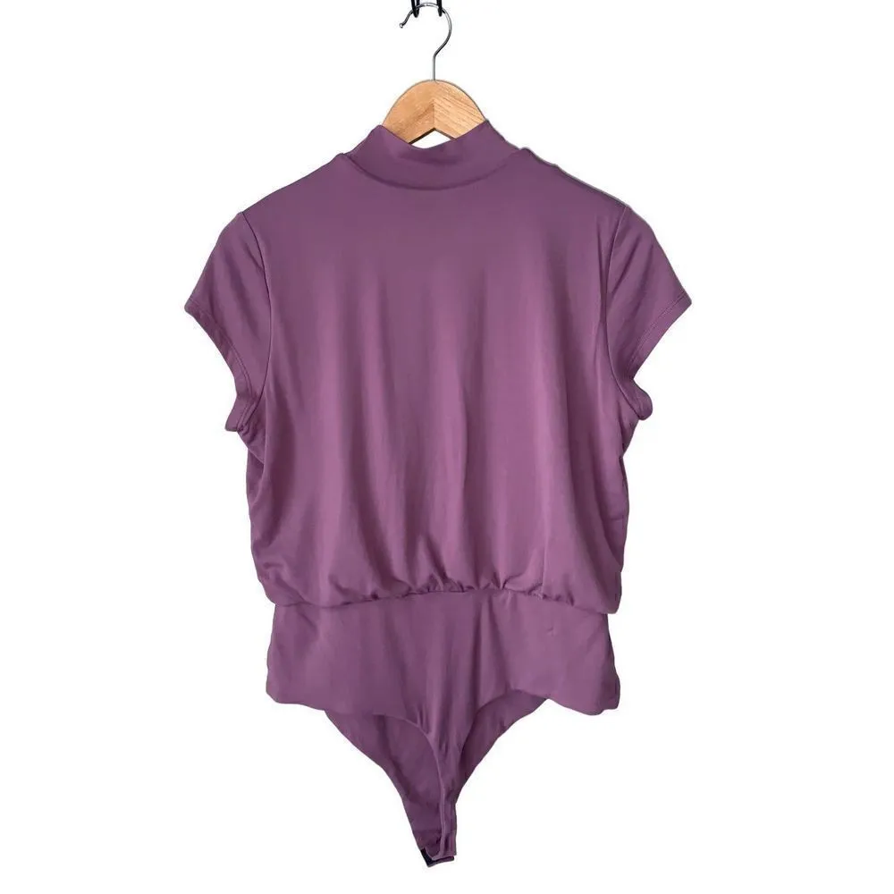 Susana Monaco Mock Neck Thong Bodysuit - Image 4