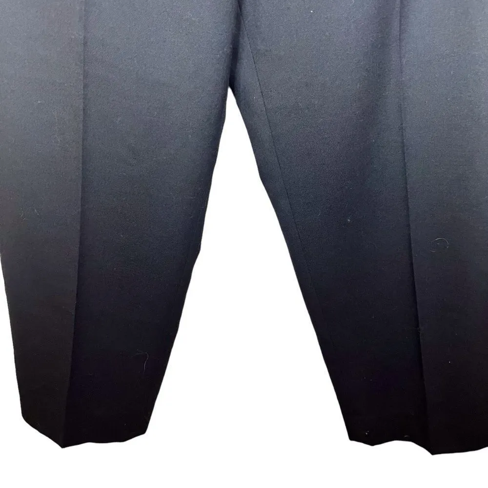 Pendleton NWT  Womens 100% Virgin Wool Side Button Trousers Size 18 Office Work - Image 4