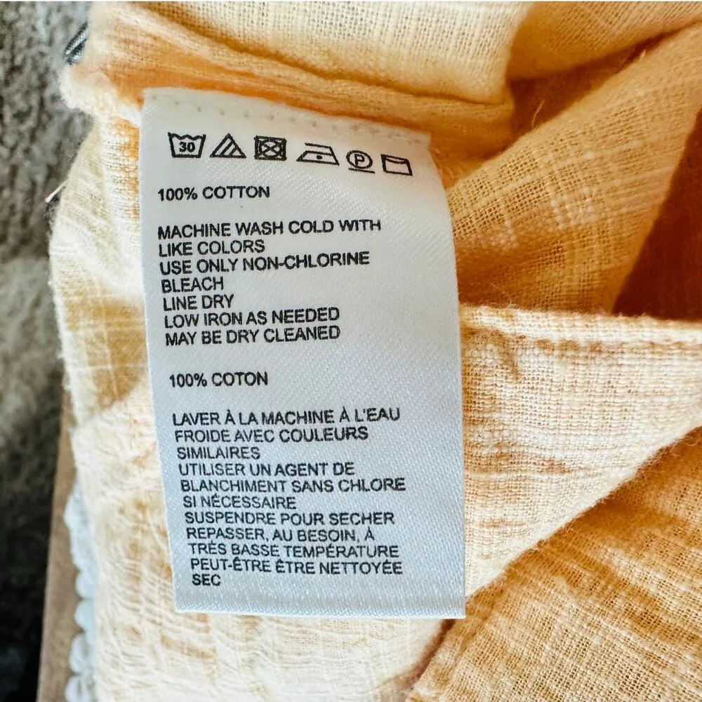 Urban Outfitters UO Maria Button Fly High Waist Butter Squash Pant Size 4 - Image 6