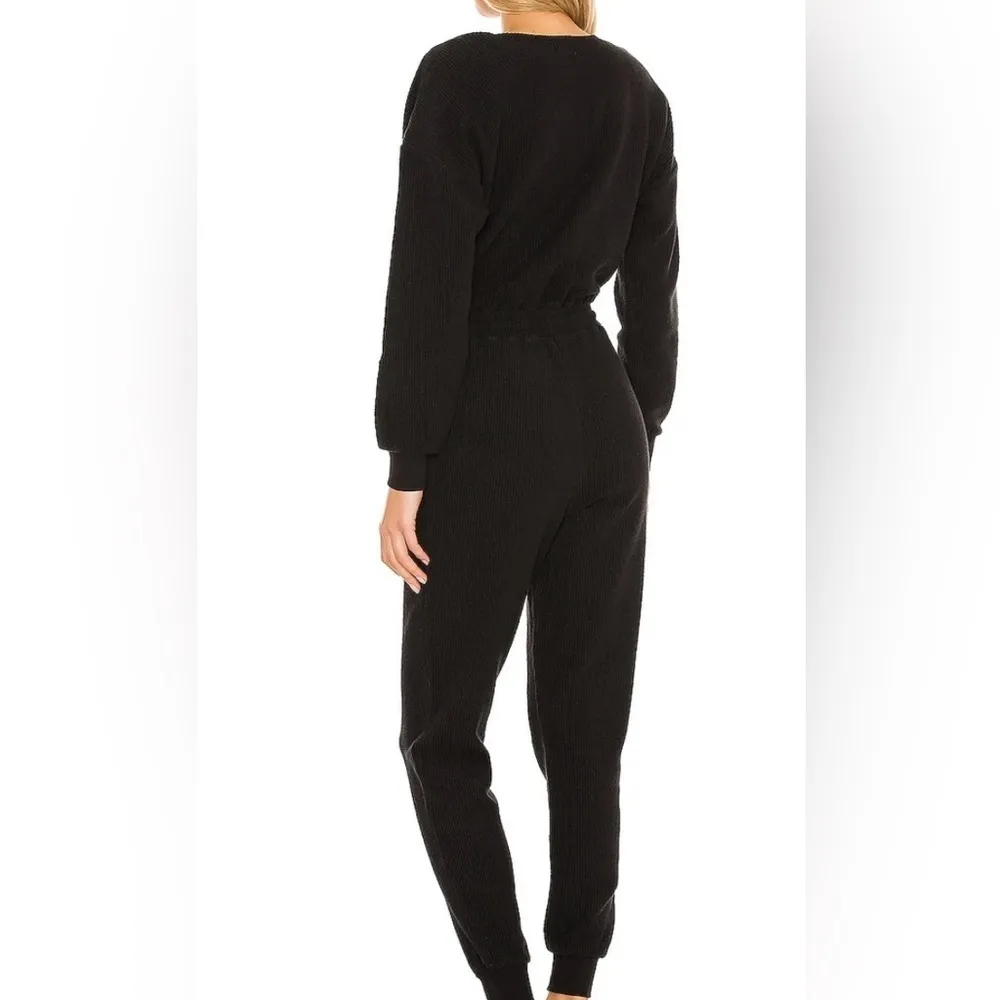 L Space Black‎ Ribbed Coastin Jumpsuit - Image 2