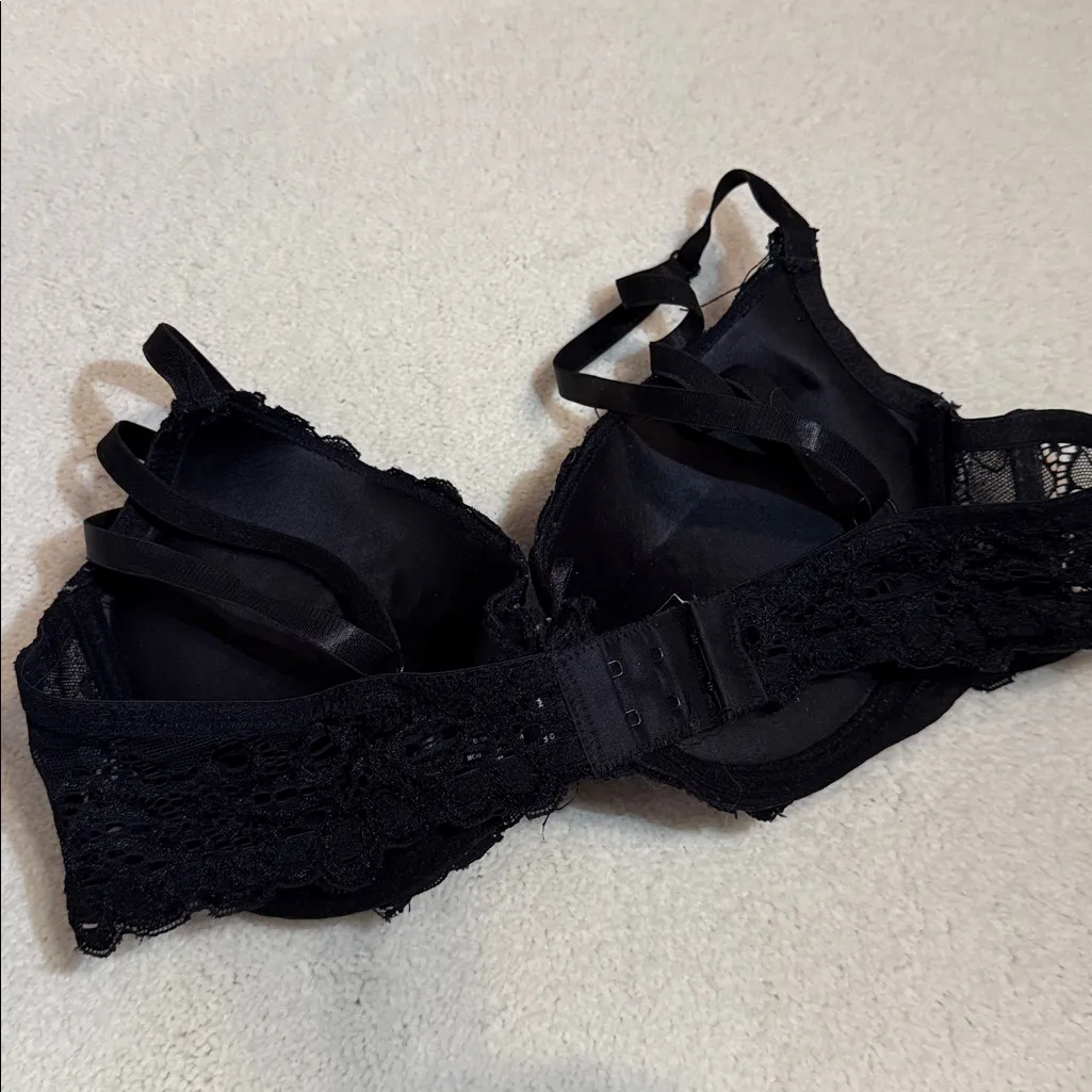 XOXO Black Lace Push-up Bra - Image 4