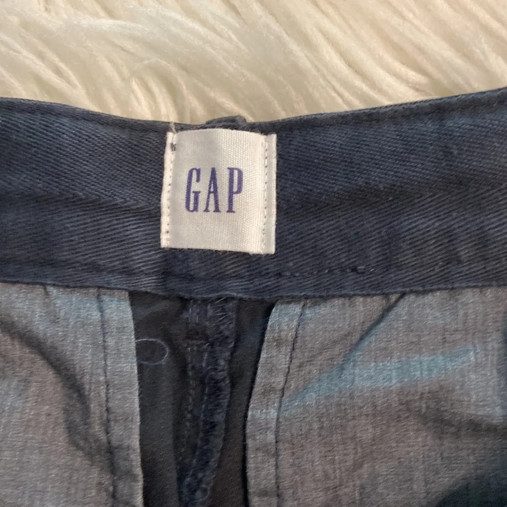 GAP 5” High Rise Khaki Shorts size 0 waist 28” brand new color navy blue - Image 7