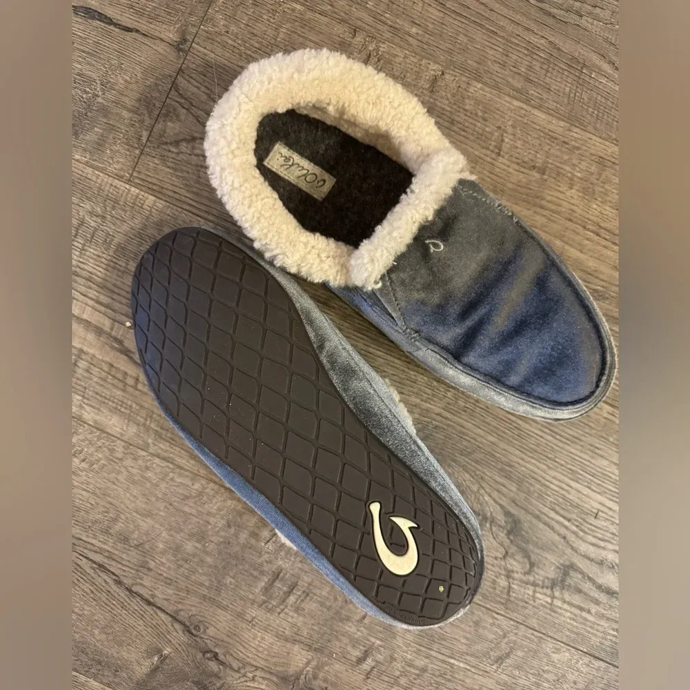 OluKai Ku'una Lanui Slipper Shoes Gray Size 10 - Image 6