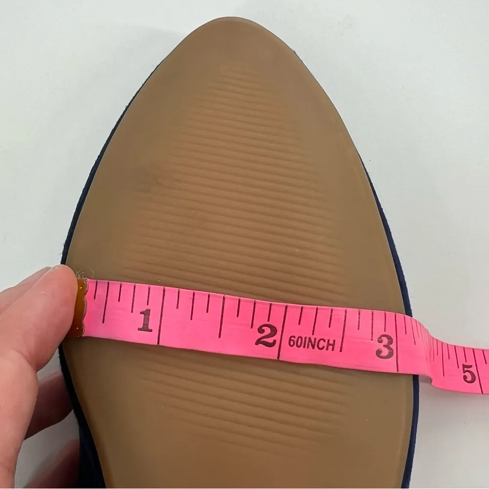 C Wonder Blue suede loafers shoes elephant sz 7 - Image 6