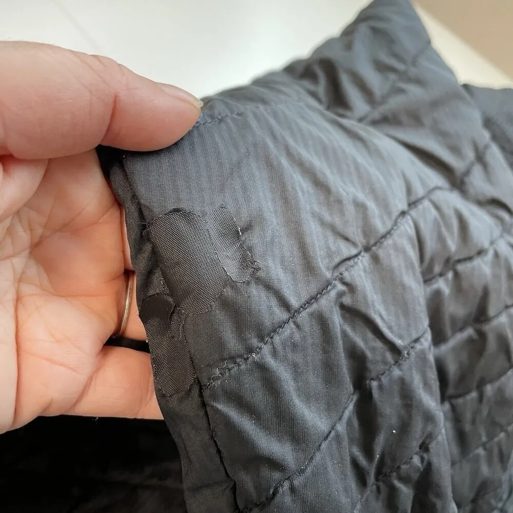 Icebreaker MerinoLoft Wool Quilted Full Zip Jacket Hooded Black Women's size XL - Image 6