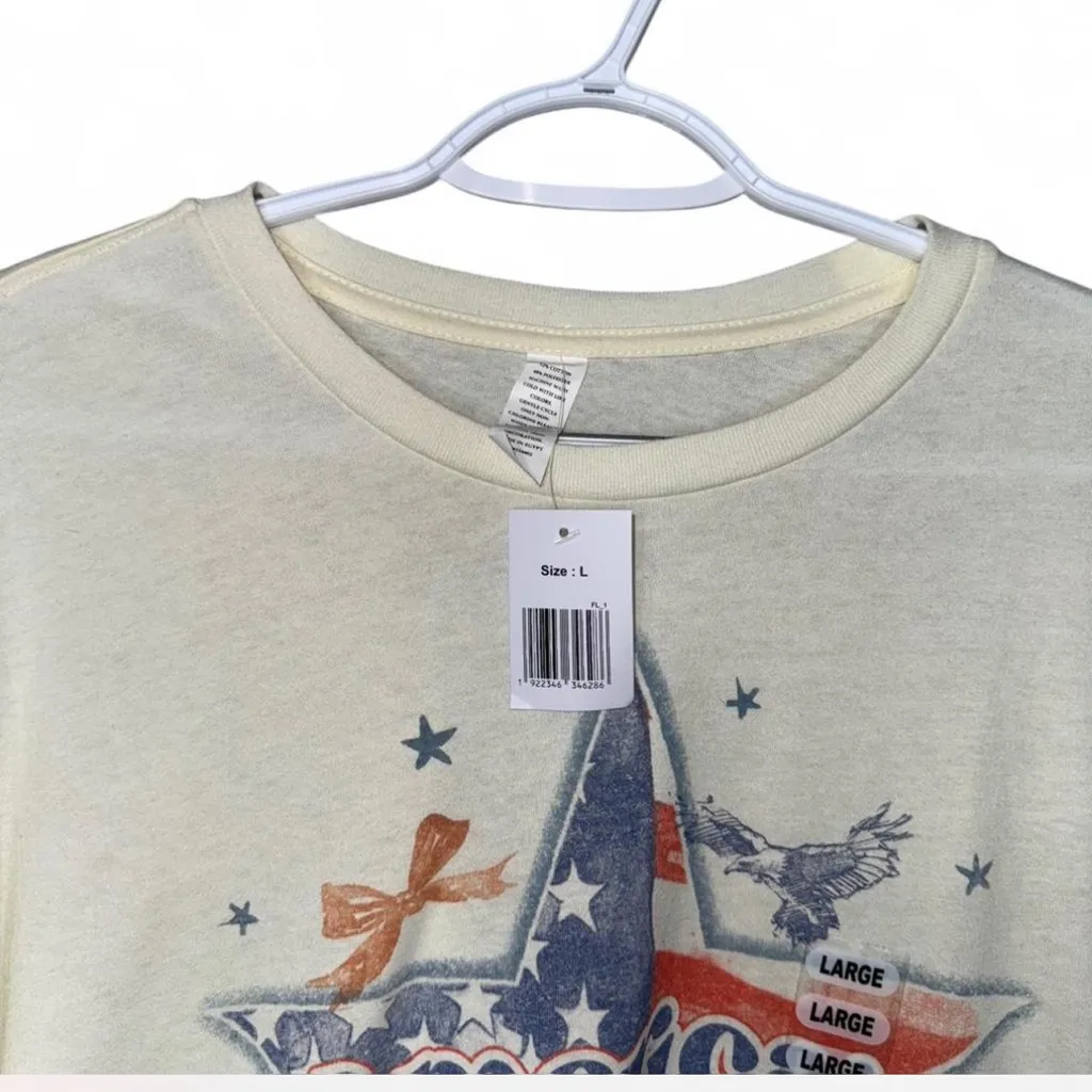 Cream Graphic T - Image 3