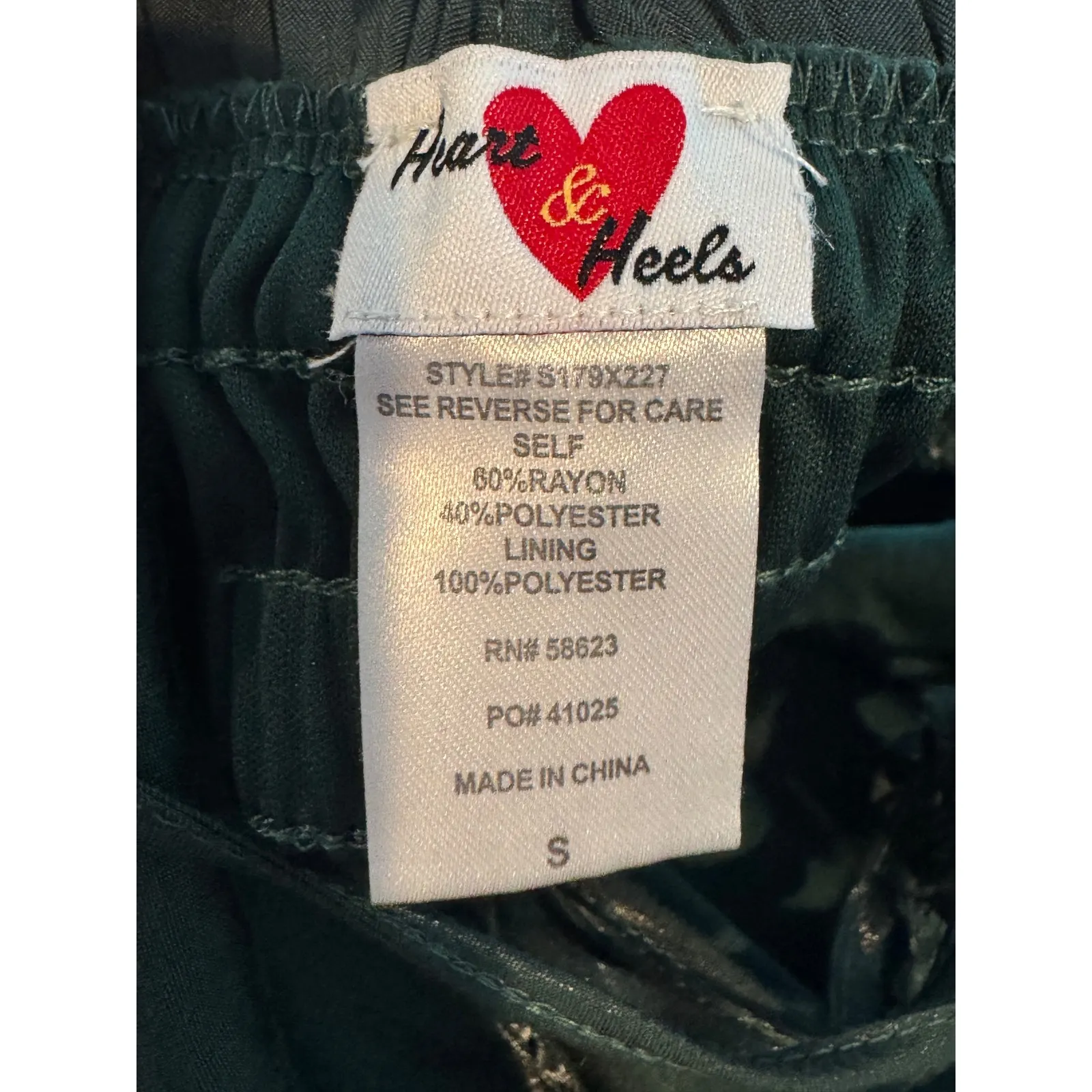 Heart & Heels Green Metallic Ruched Cutout V Neck Long Sleeve Mini Dress Size S - Image 5