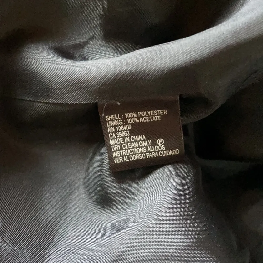 TAHARI Arthur S.Levine Black Blazer Jacket Size 8 - Image 9