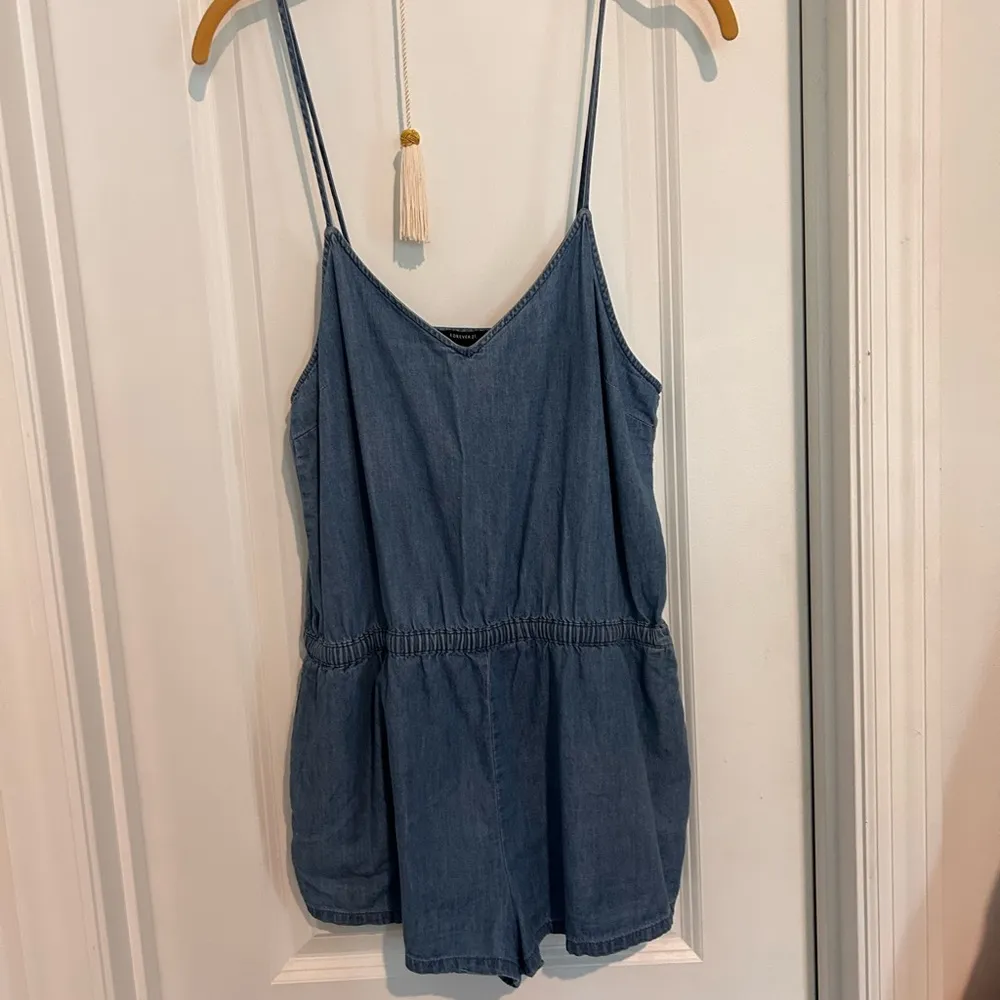 Forever 21 Denim Romper M - Image 4