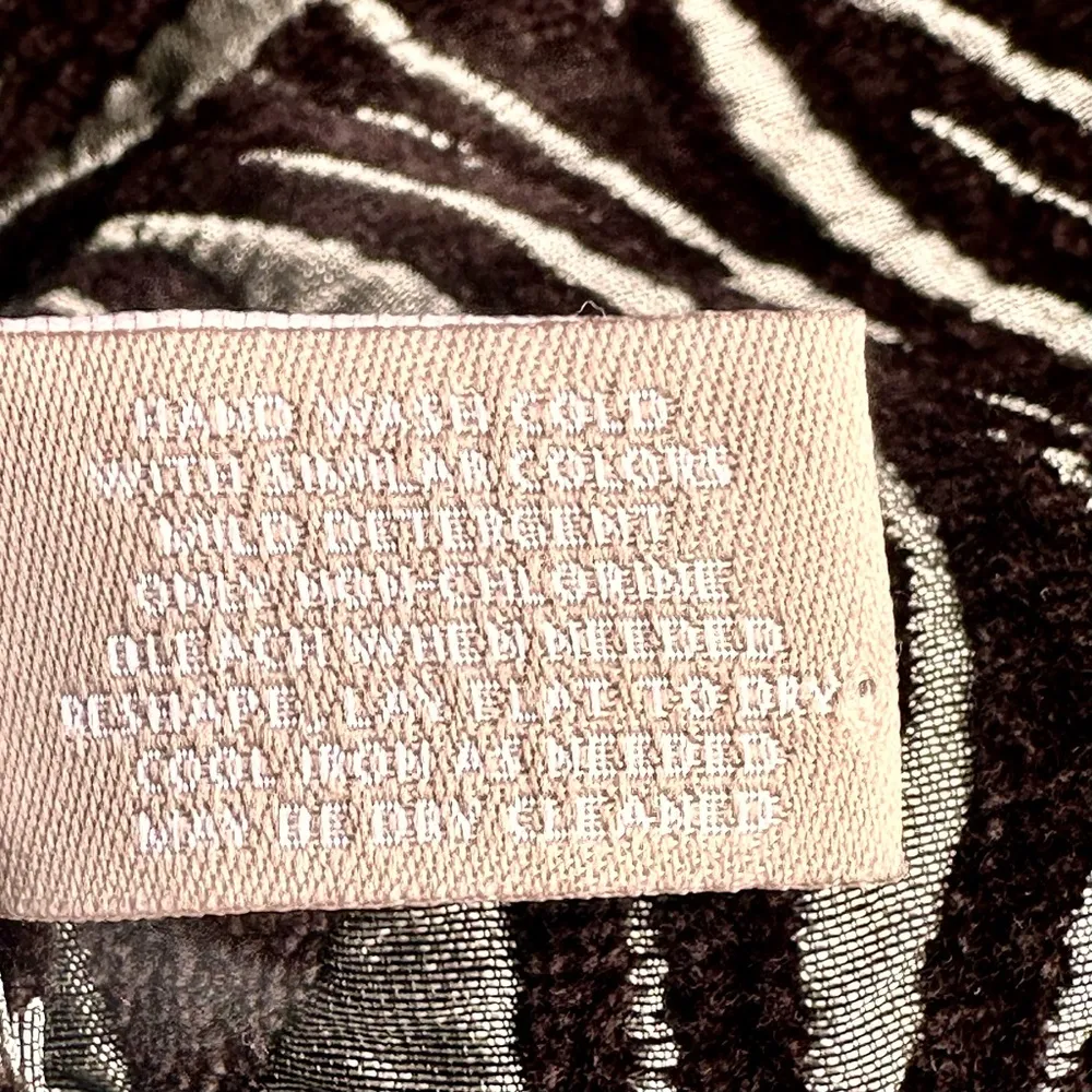 Chico’s Black & Silver Abstract Zebra Print Blazer - Image 15