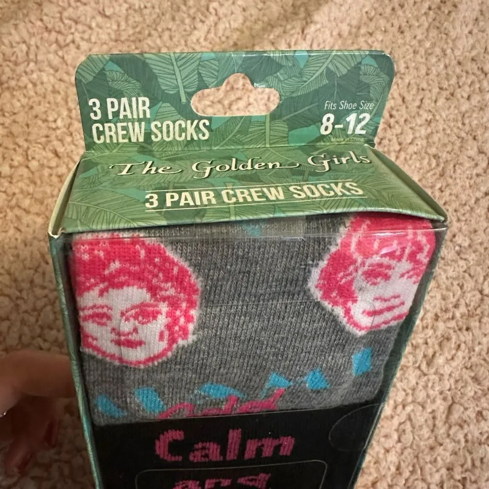 Golden girls sock set, 3 pairs - Image 2