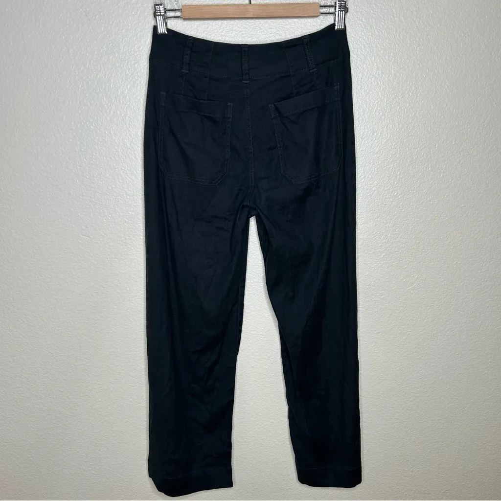 Maeve by Anthropologie The Colette linen blend pants blue 25P - Image 11