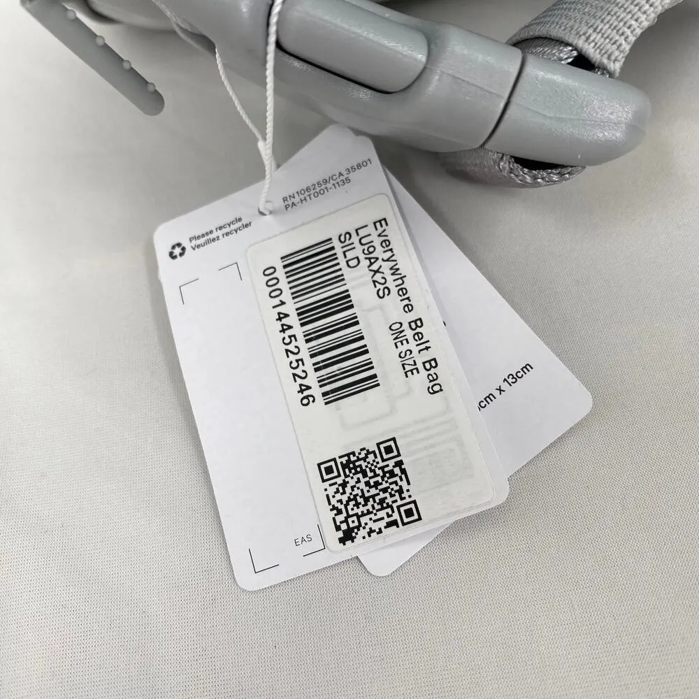 Lululemon Silver Everywhere Belt Bag New With Tags - Image 4