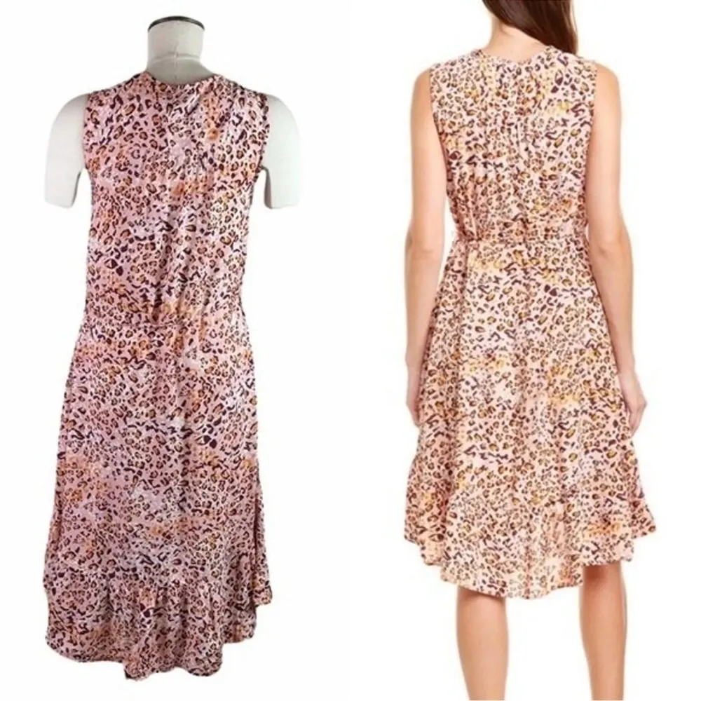 BeachLunchLounge  Lou Lou Sleeveless Dress Ruffle Size Small - Image 3