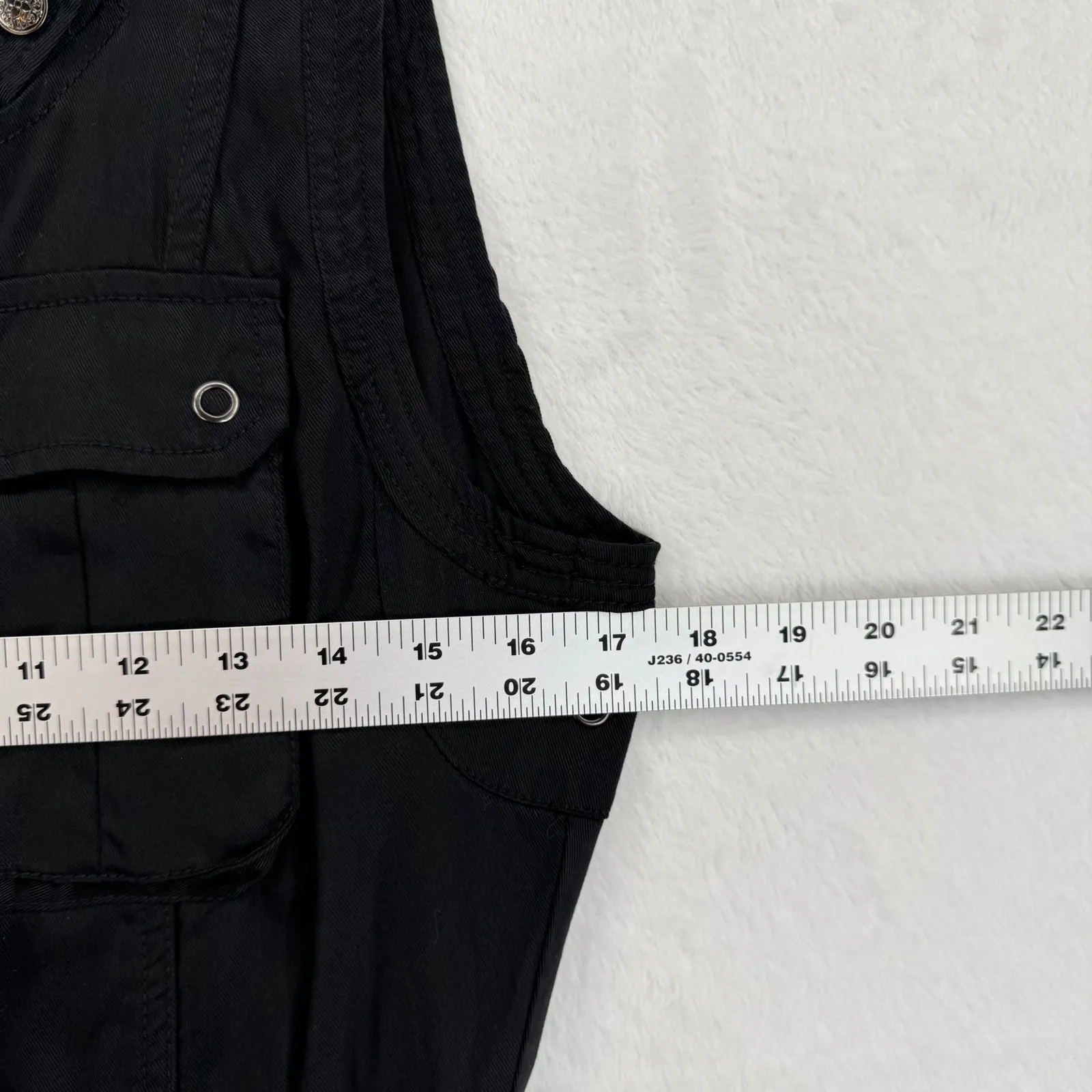 Free People Desert Daylight Utility wrap‎ mini dress Black Tencel Size M no belt - Image 2