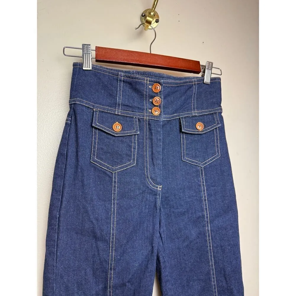 Ulla Johnson High Waisted Baby Bell Jeans Sz. 2 - Image 2