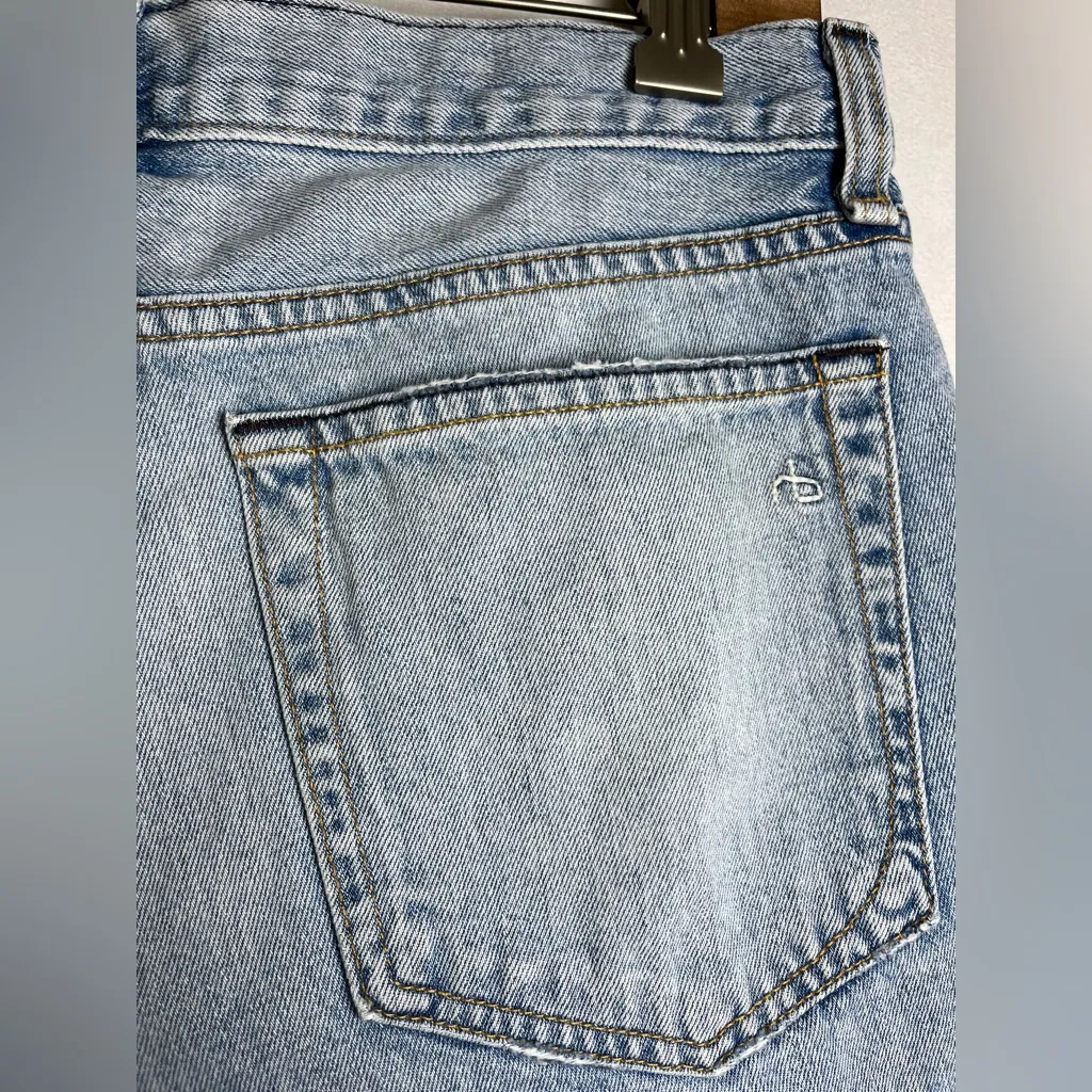 Rag & Bone Women’s Martin Denim Cut Off Short Sz 24 Raw Hem Frayed - Image 8