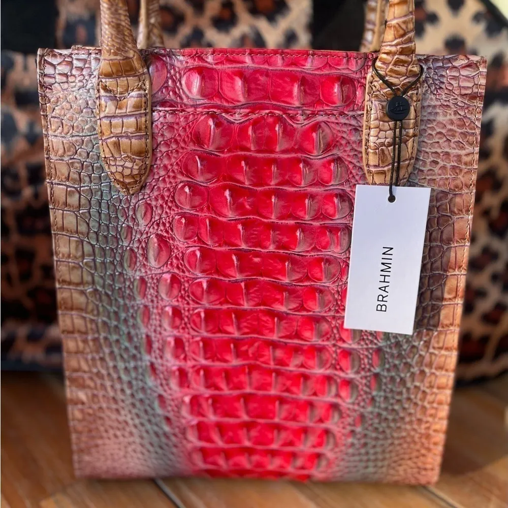 Brahmin Moira Lakeridge Ombre Melbourne Tote w Matching Veronica Wallet NWT - Image 2