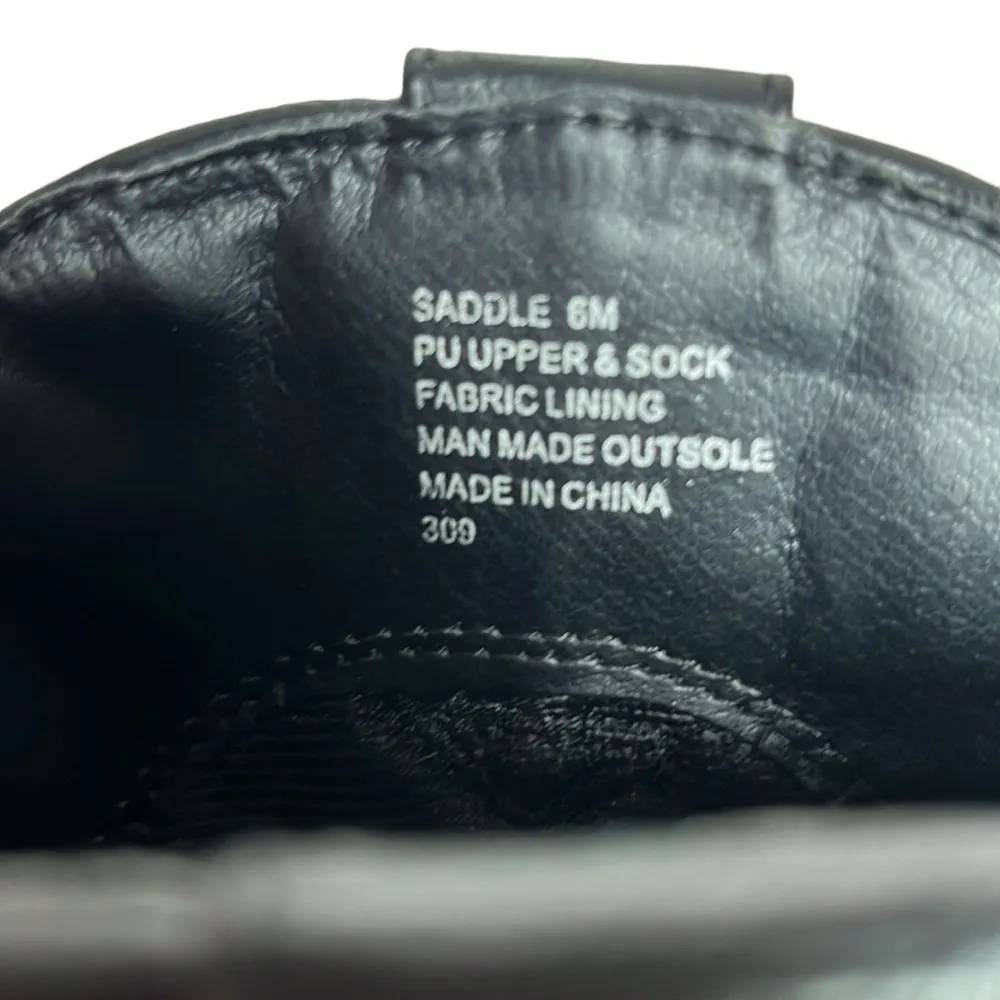 Madden Girl Saddle Women's Pull-on Boots, Black - Image 5