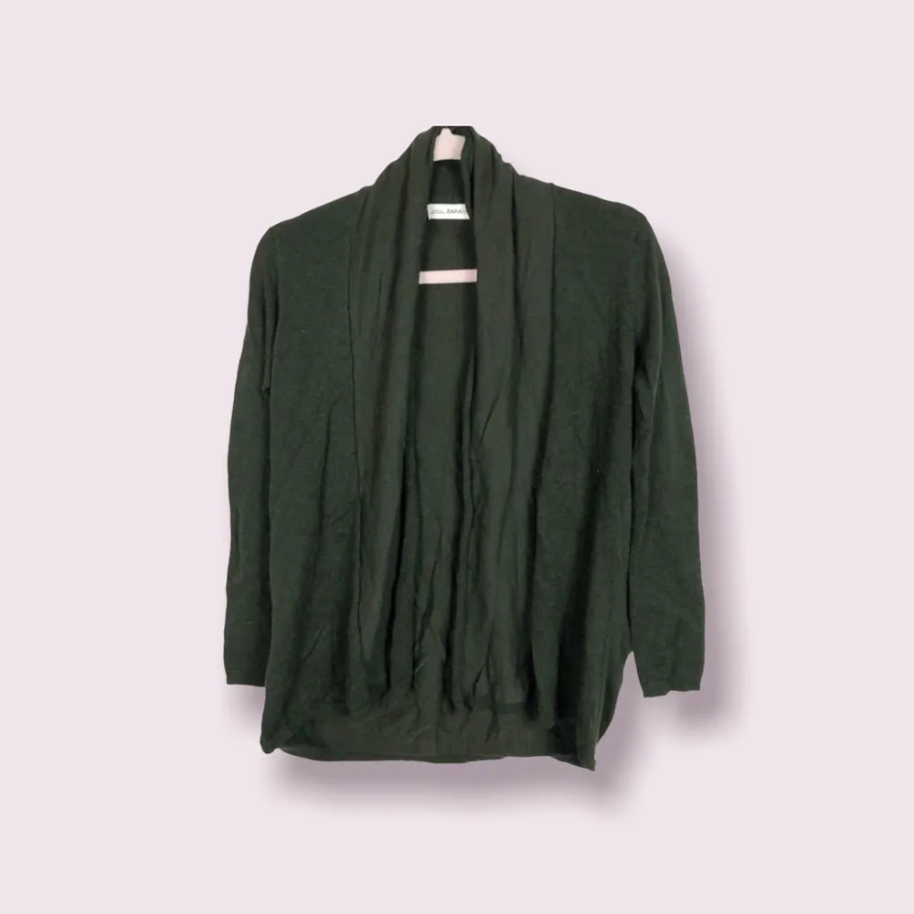 Zara knit green sweater‎ women’s size small - Image 10