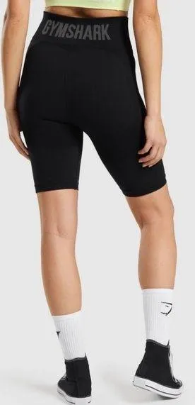 Gymshark Flex Cycling Bike Shorts Black Size Medium - Image 2