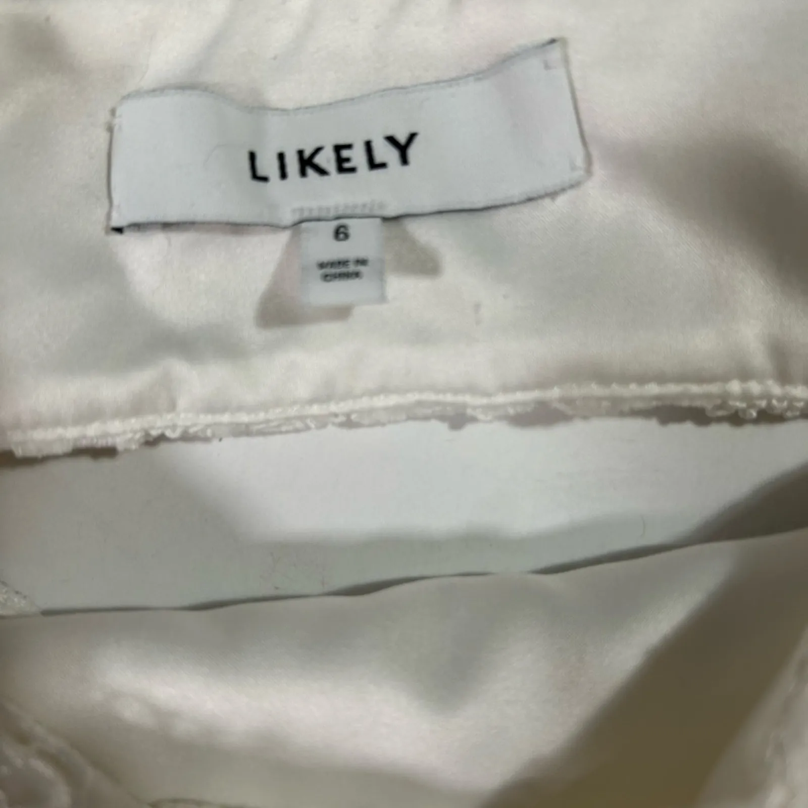 Likely X Revolve Hara Square Neckline Ruffle Cross-Back Strap Lace Midi Dress 6 - Image 6