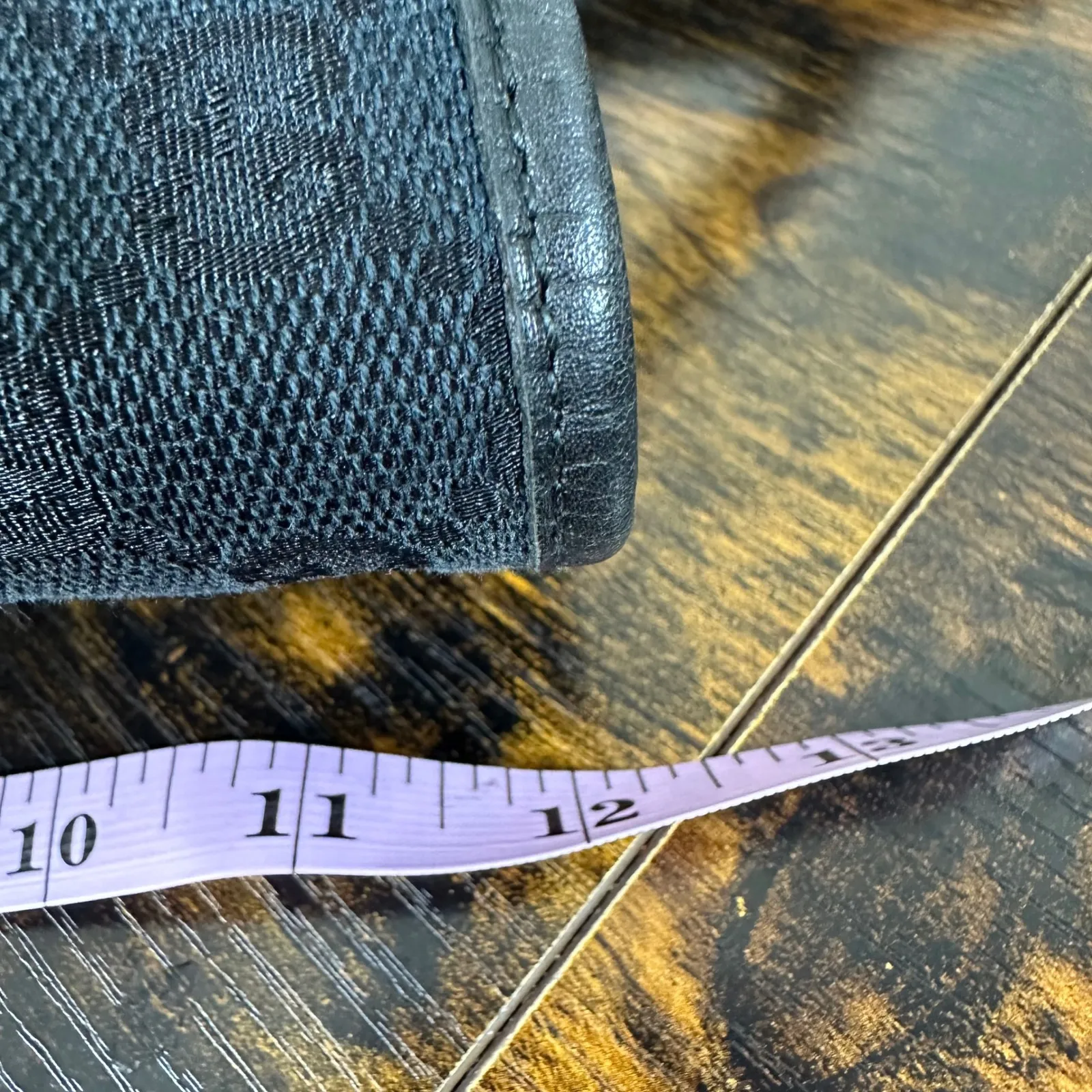 Gucci GG Canvas Tote Bag Black Authentic Designer Handbag Purse Classic - Image 8