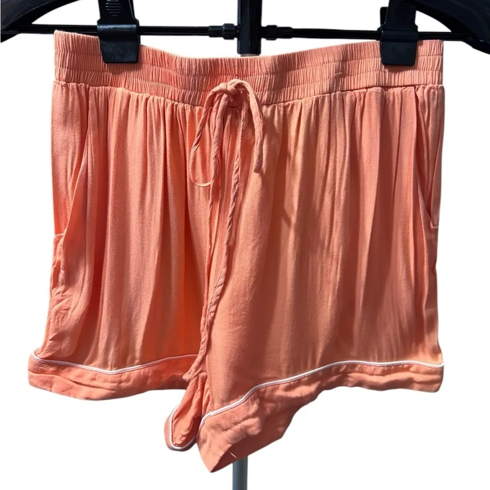 Luxe 2 pc orange with white trim pj set med p 39 - Image 4